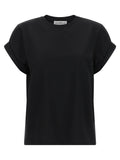 Victoria Beckham Black Cotton T-Shirt