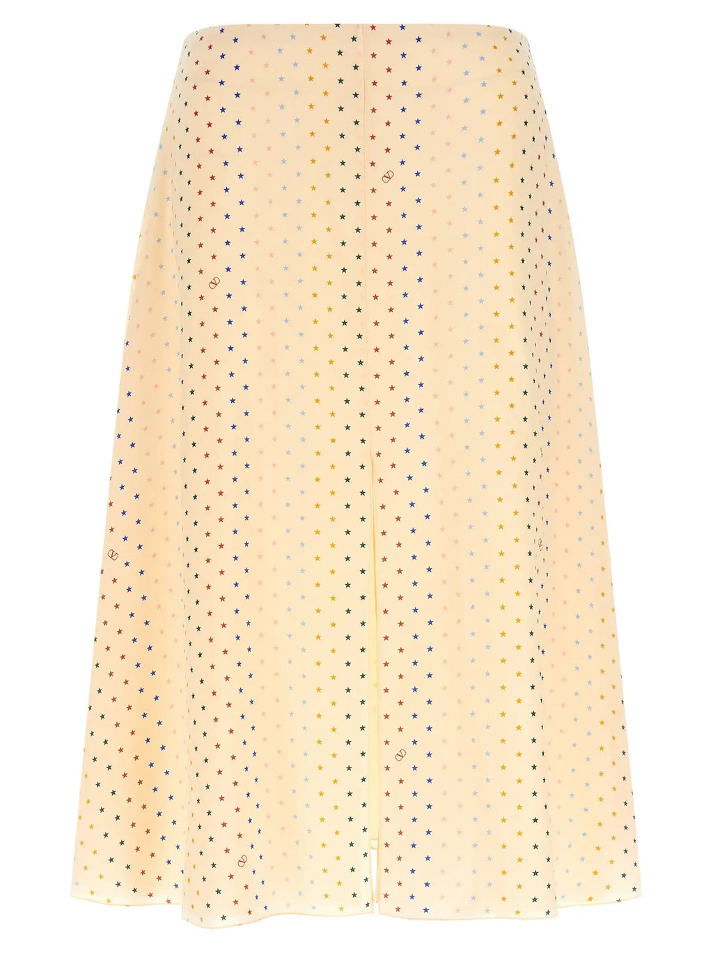 Valentino Garavani Multicolor Silk Midi Skirt