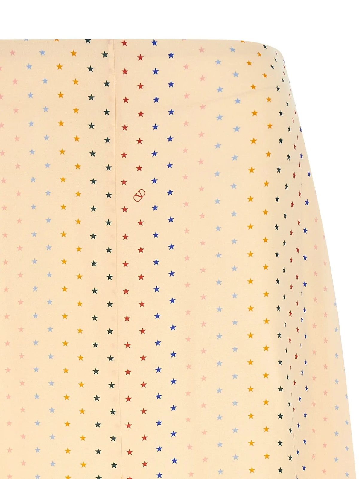 Jupe mi-longue en soie multicolore Valentino Garavani