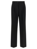 Pantalon décontracté Dolce & Gabbana en laine vierge noire