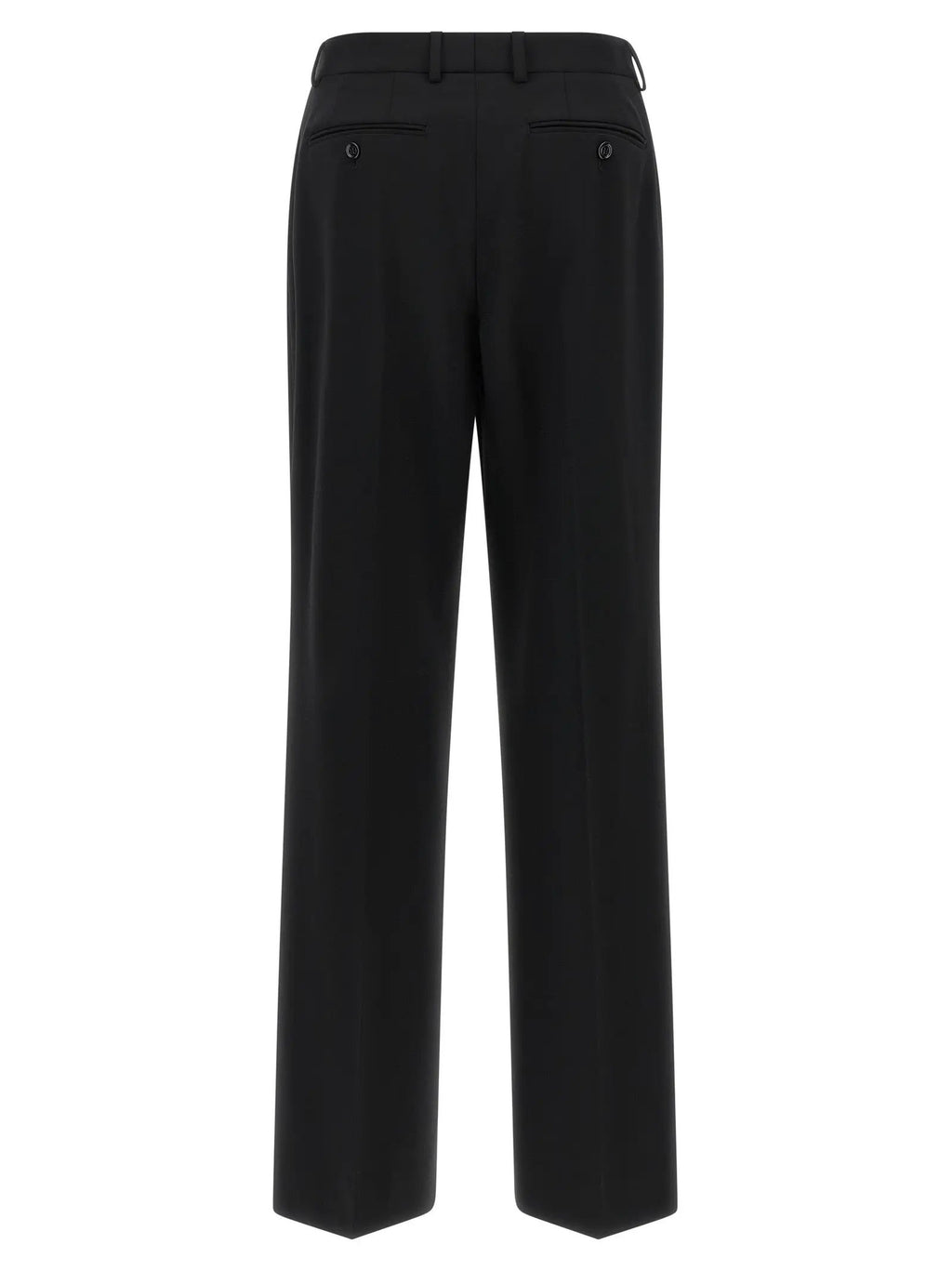Pantalon décontracté Dolce & Gabbana en laine vierge noire