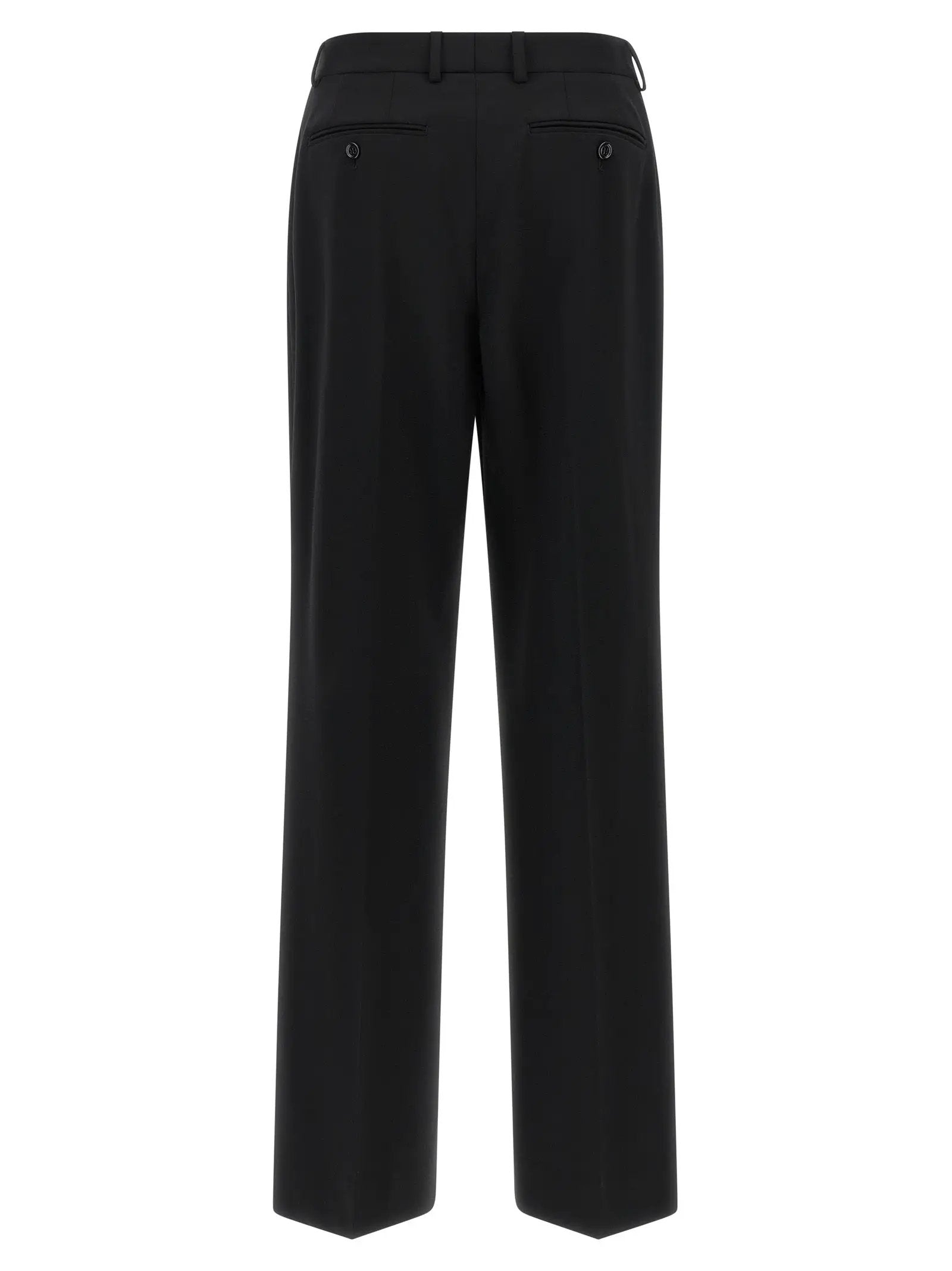 Pantalon décontracté Dolce & Gabbana en laine vierge noire