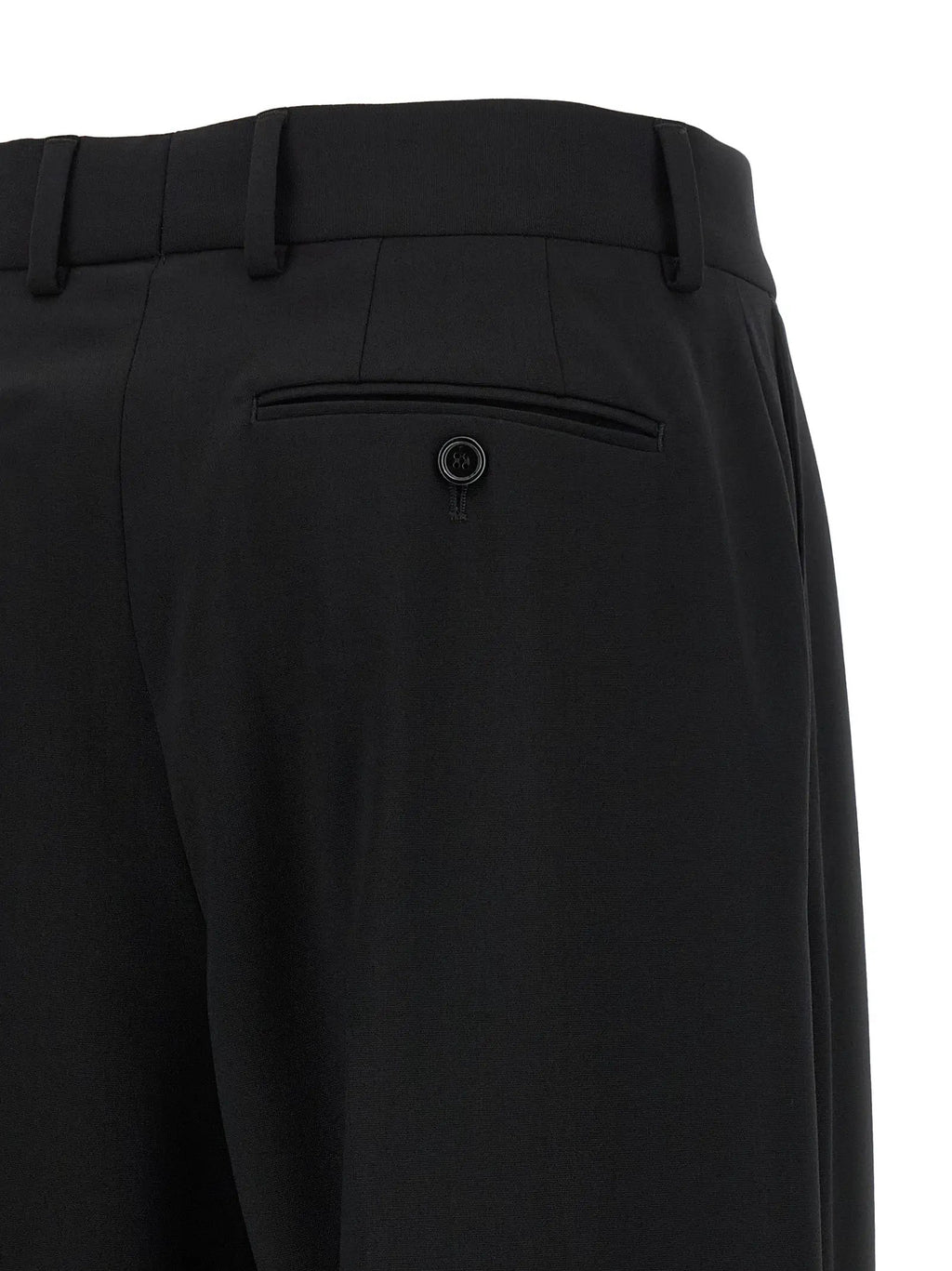 Pantalon décontracté Dolce & Gabbana en laine vierge noire