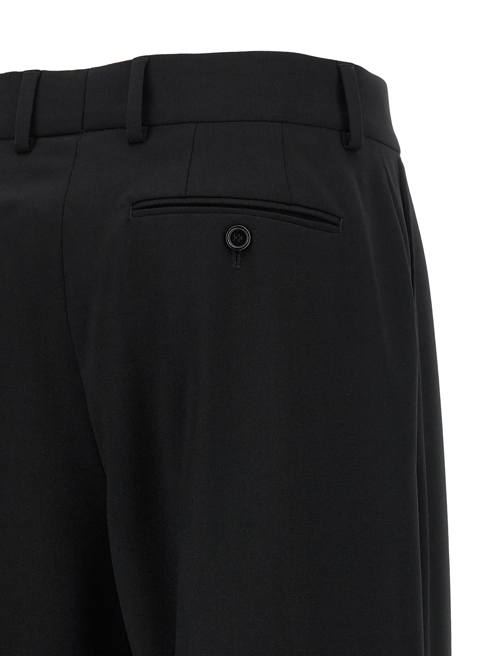 Pantalon décontracté Dolce & Gabbana en laine vierge noire
