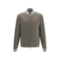 Brunello Cucinelli Bicolor Cashmere Bomber