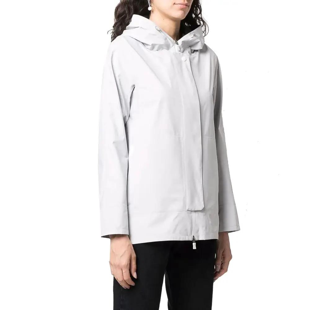 Herno Gray Polyester Shell Jacket