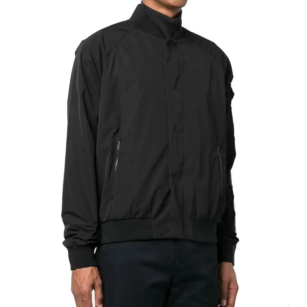 Herno Black Polyester Bomber