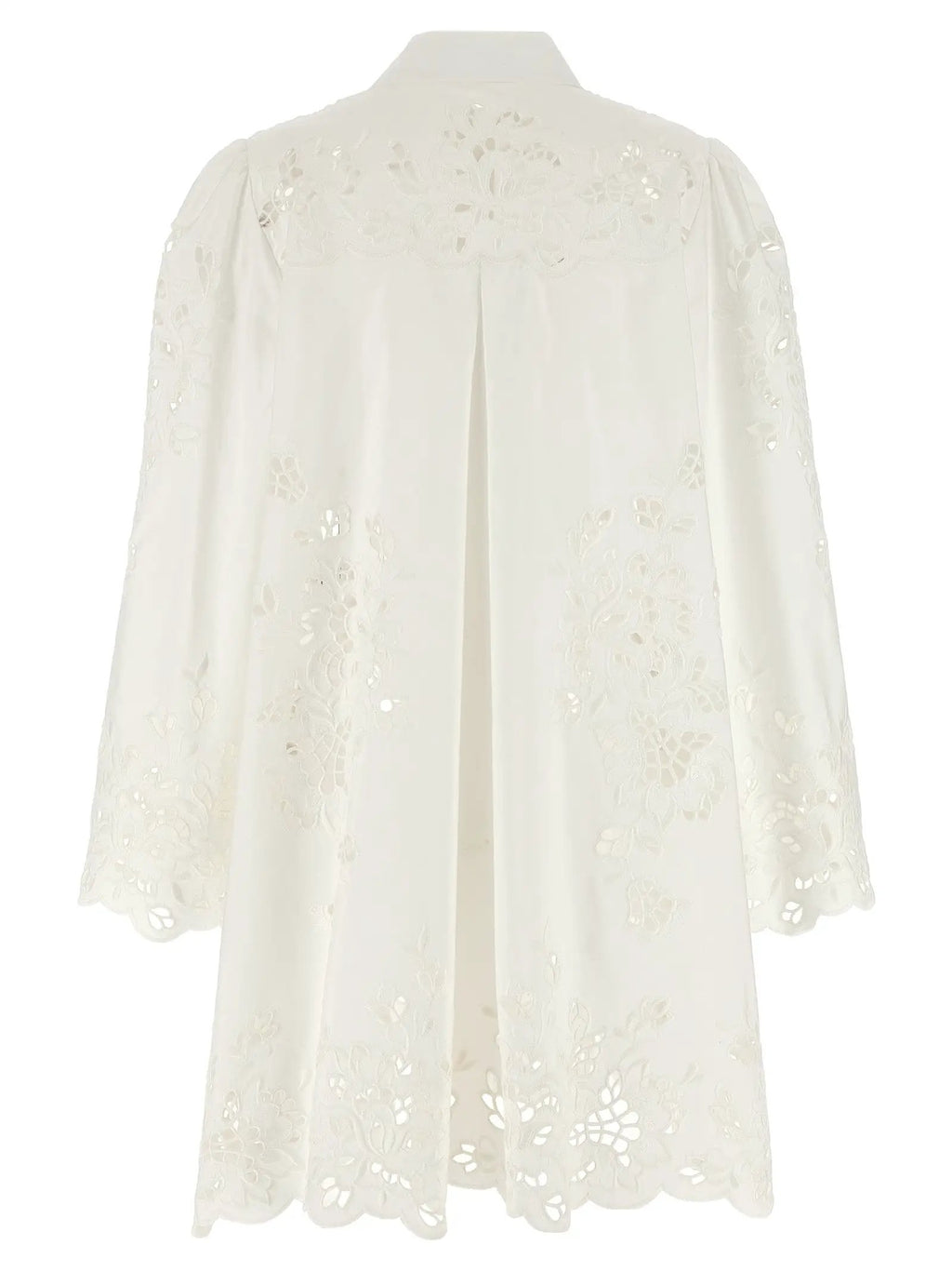 Dolce & Gabbana Robe courte en coton blanc
