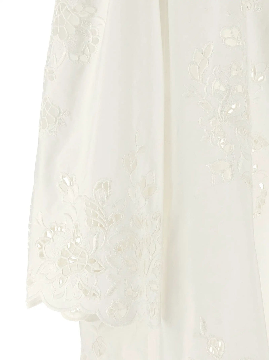 Dolce & Gabbana Robe courte en coton blanc