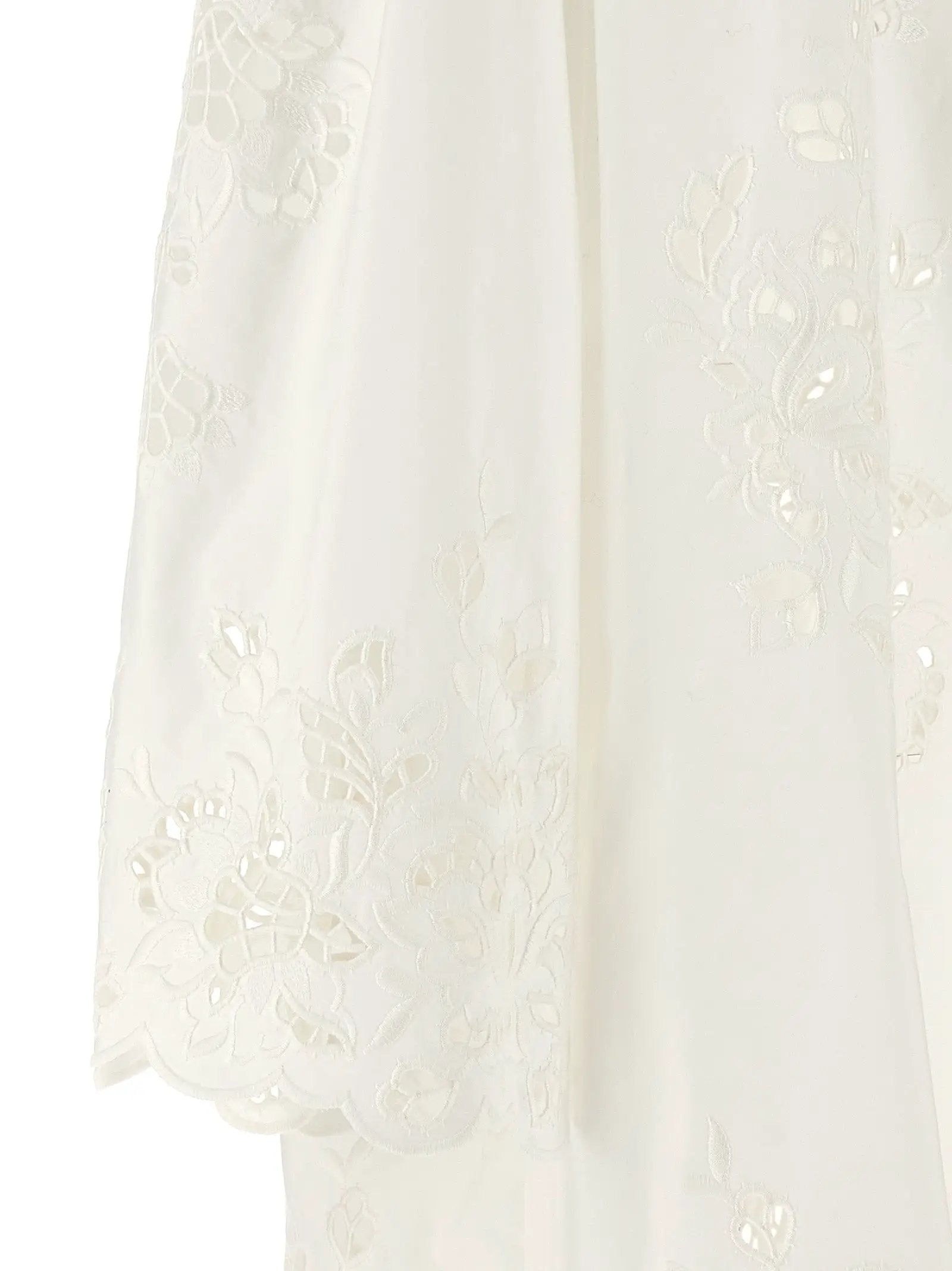 Dolce & Gabbana Robe courte en coton blanc