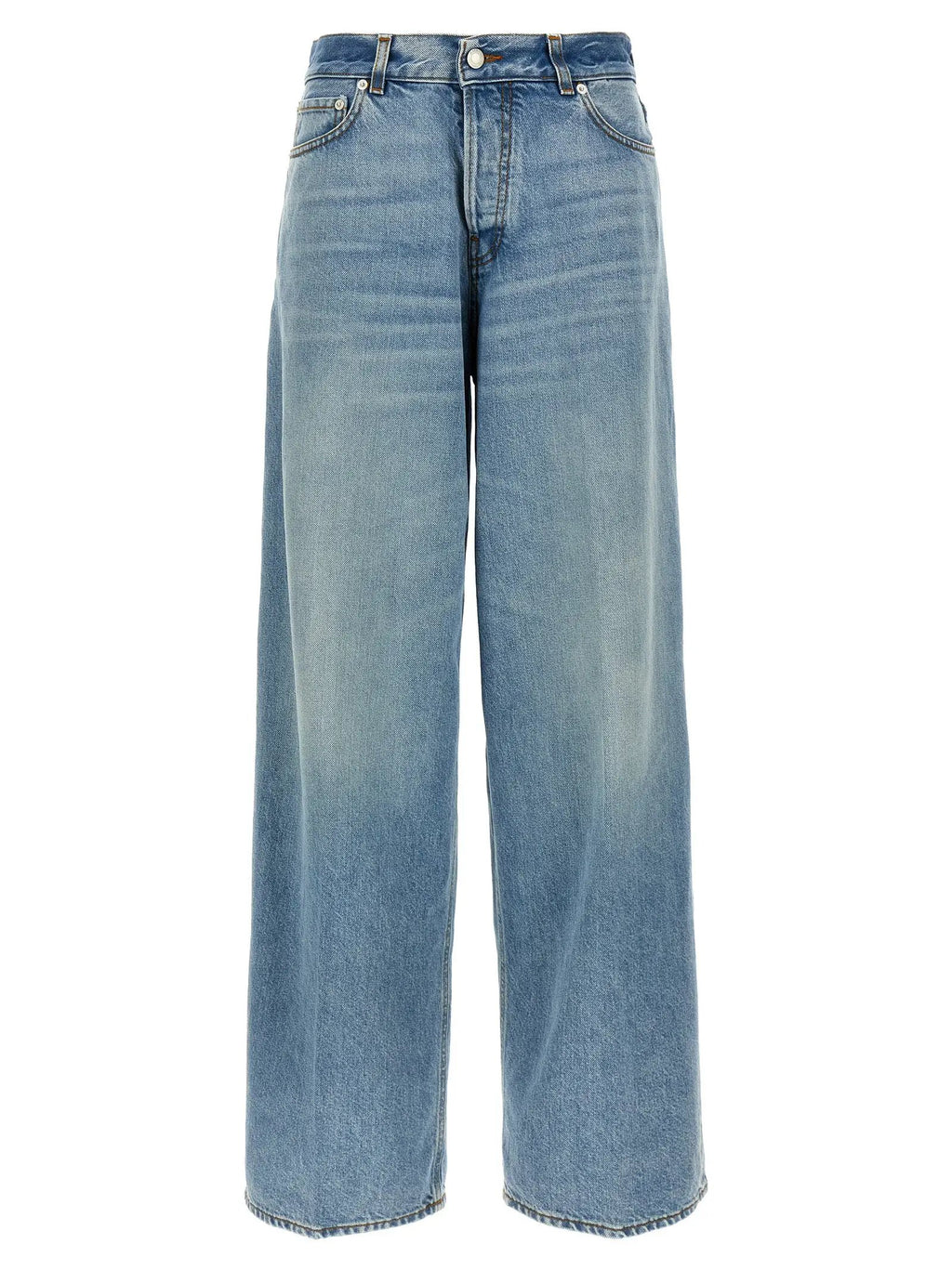 Jean droit en coton bleu Haikure
