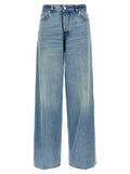 Jean droit en coton bleu Haikure