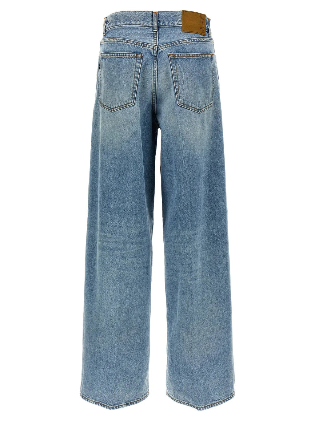 Jean droit en coton bleu Haikure
