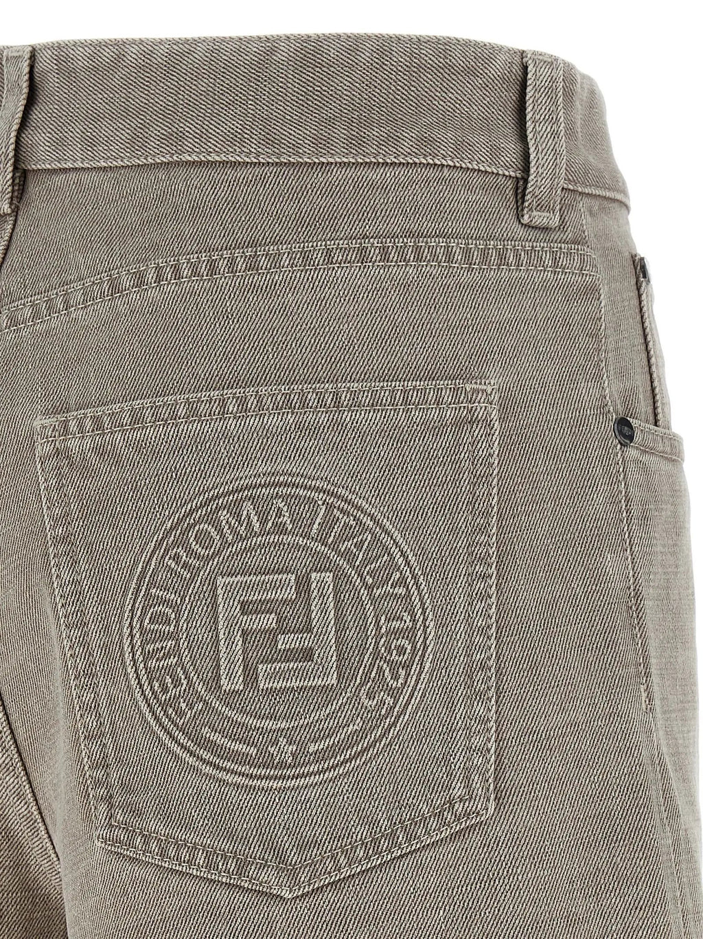 Fendi Beige Cotton Bermuda Shorts