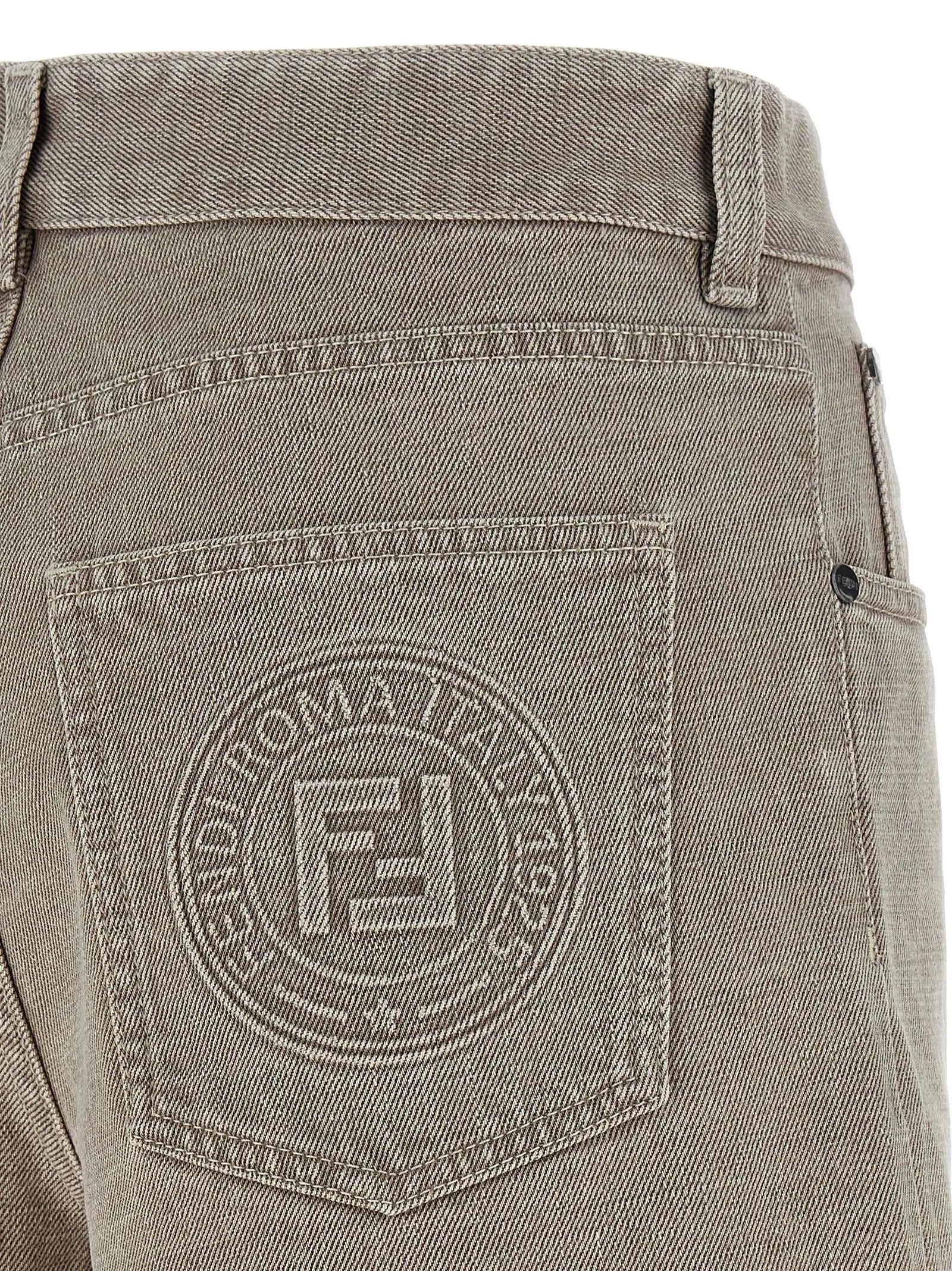 Fendi Beige Cotton Bermuda Shorts