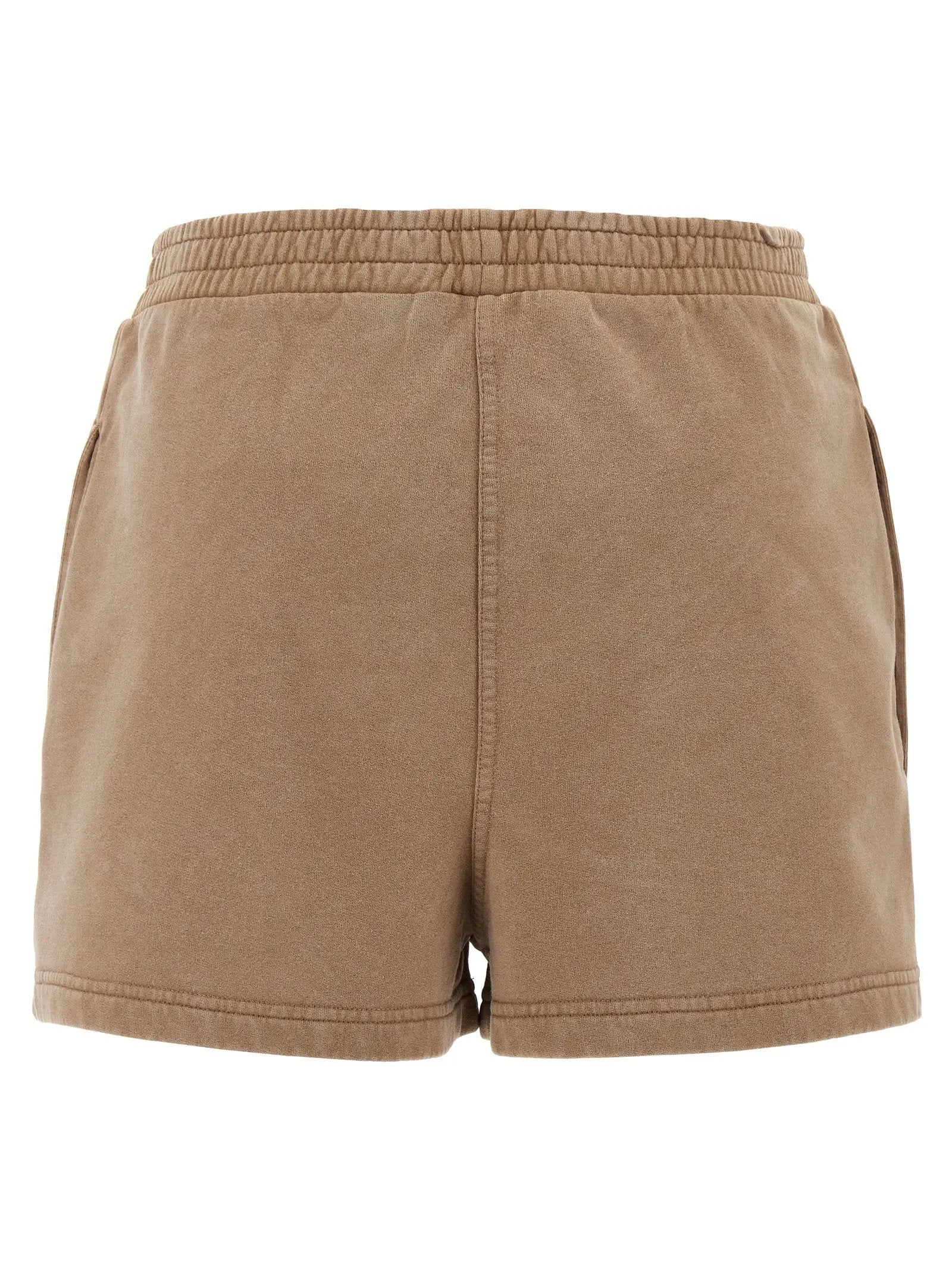 Fendi Brown Cotton Bermuda Shorts