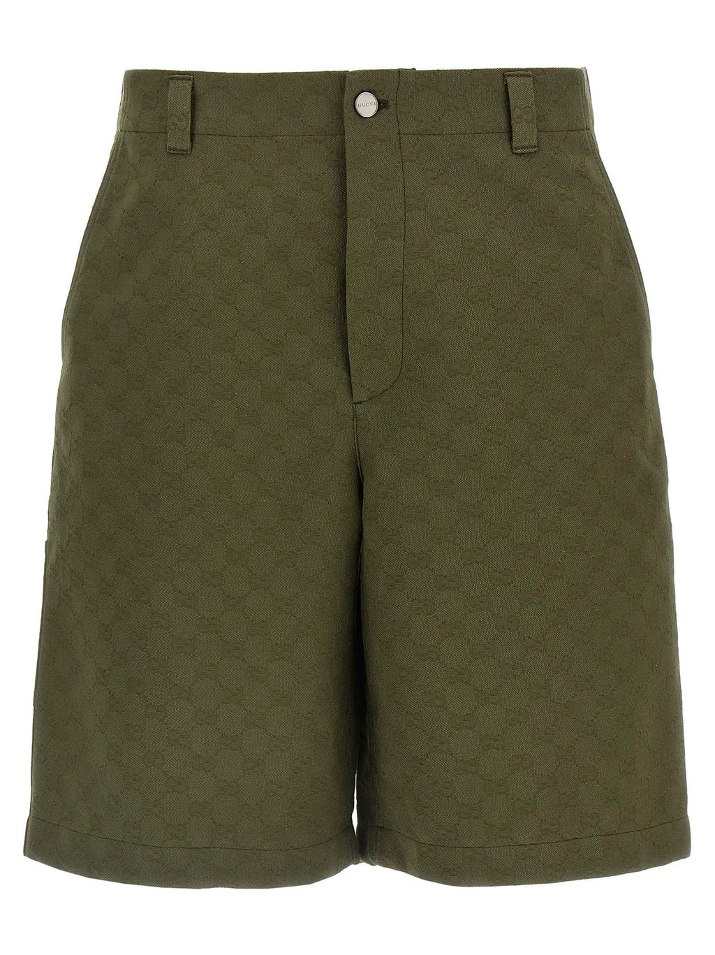 Gucci Bicolor Cotton Bermuda Shorts