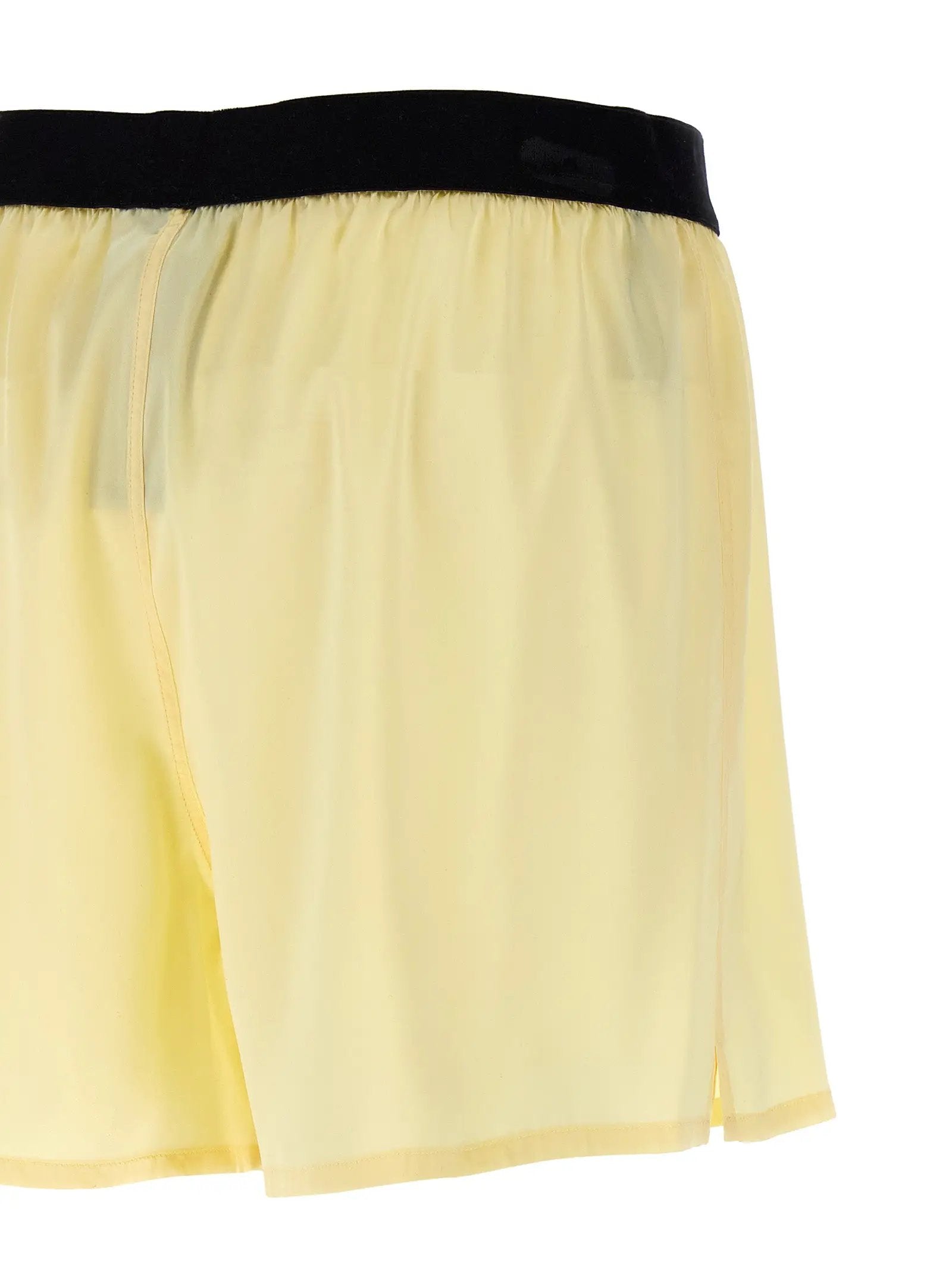 Short bermuda en soie bicolore Tom Ford