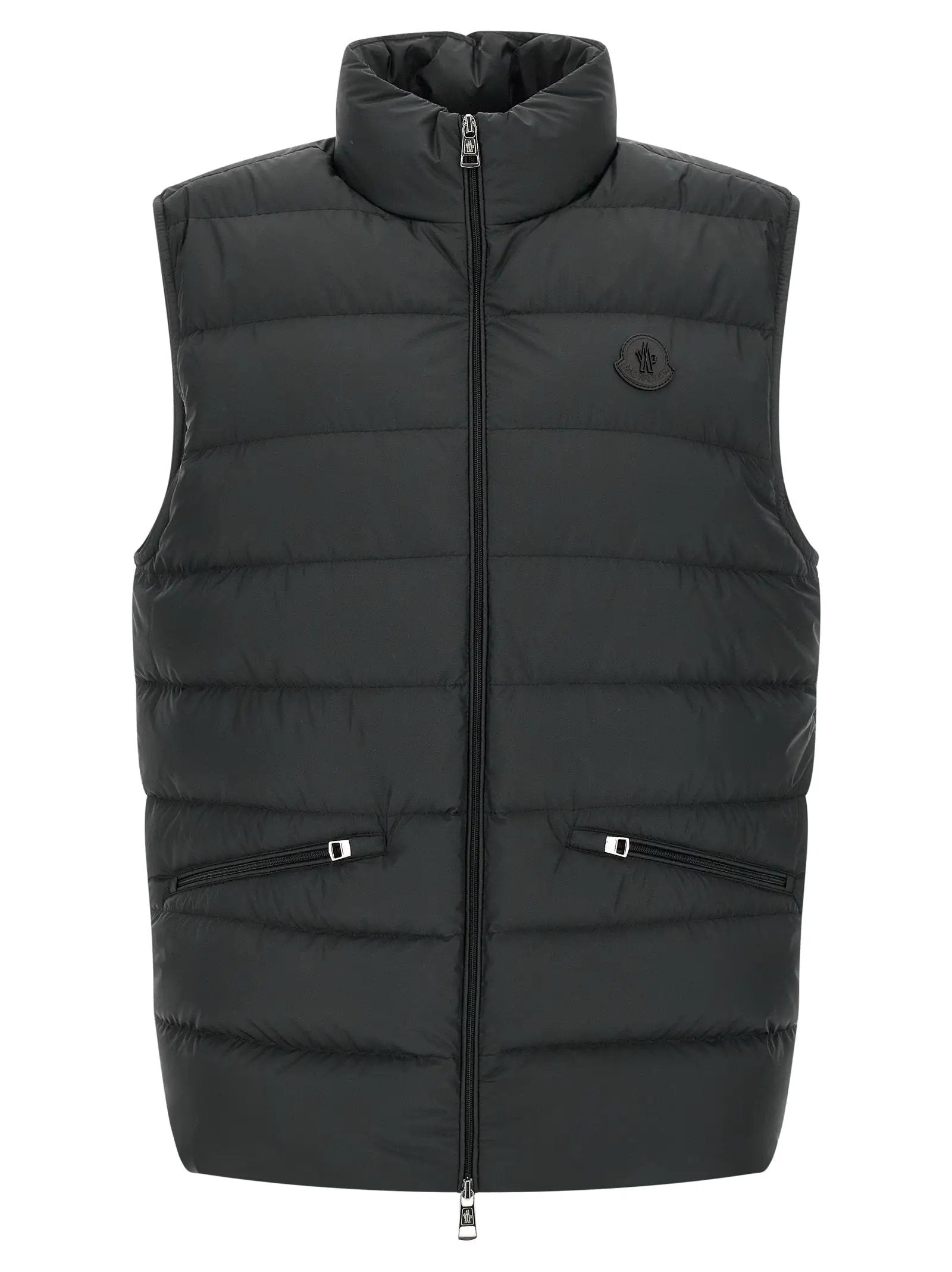 Moncler Black Polyester Sleeveless Jacket