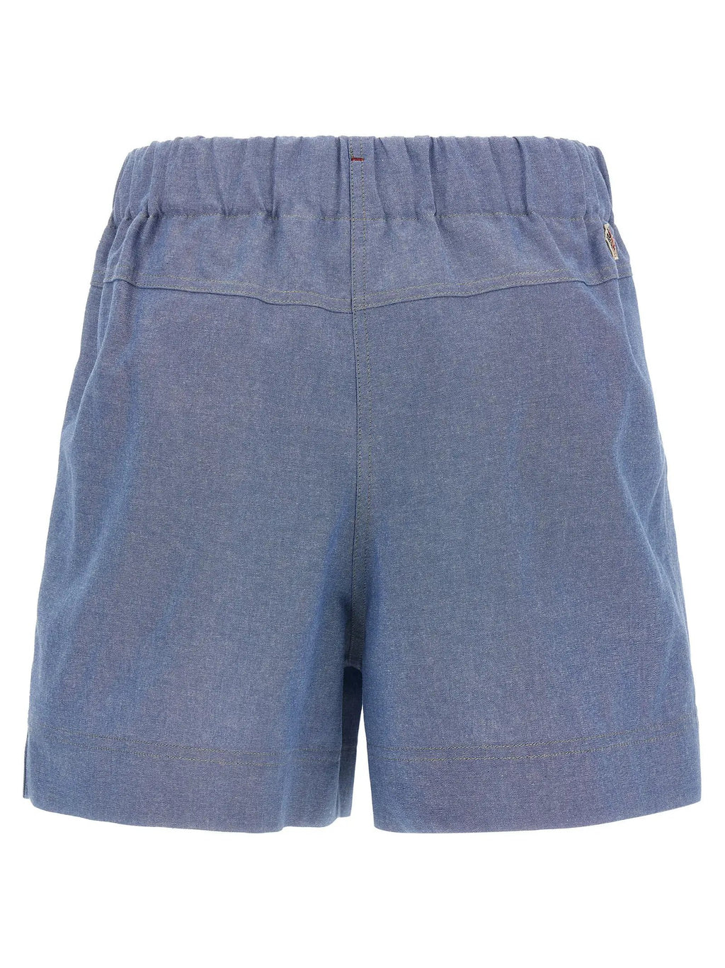 Moncler Grenoble Blue Cotton Bermuda Shorts