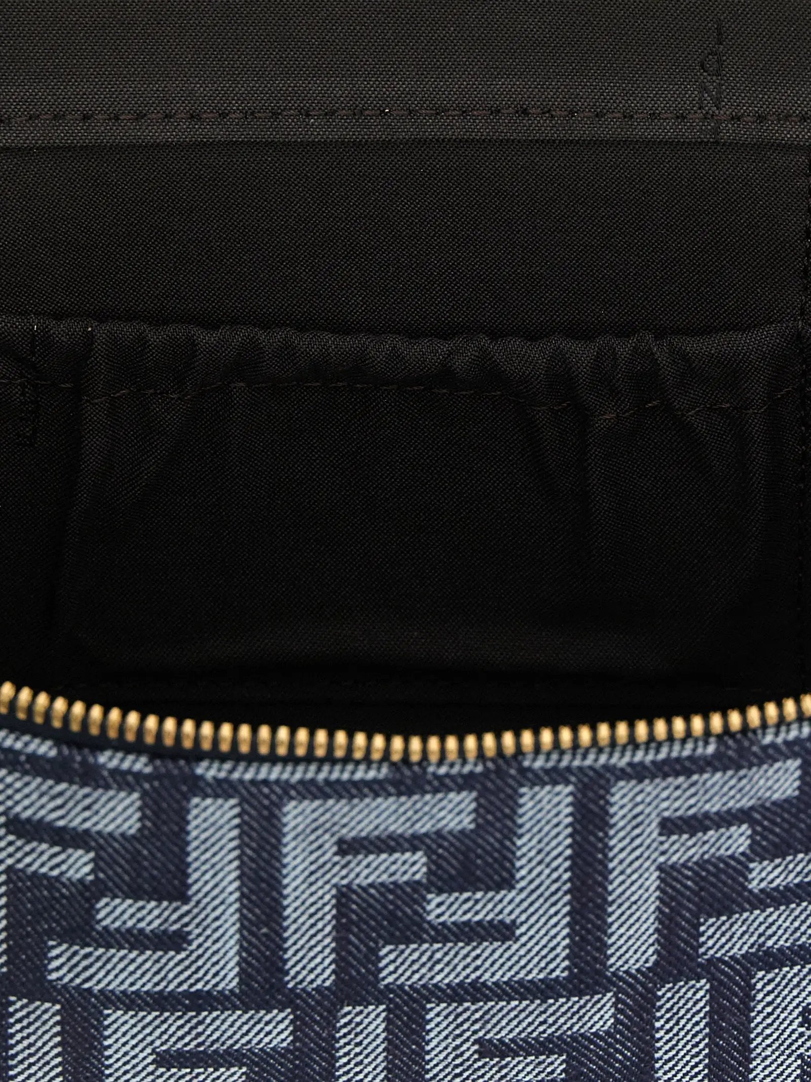 Fendi Blue Cotton Handbag