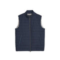 Herno Blue Linen Sleeveless Jacket