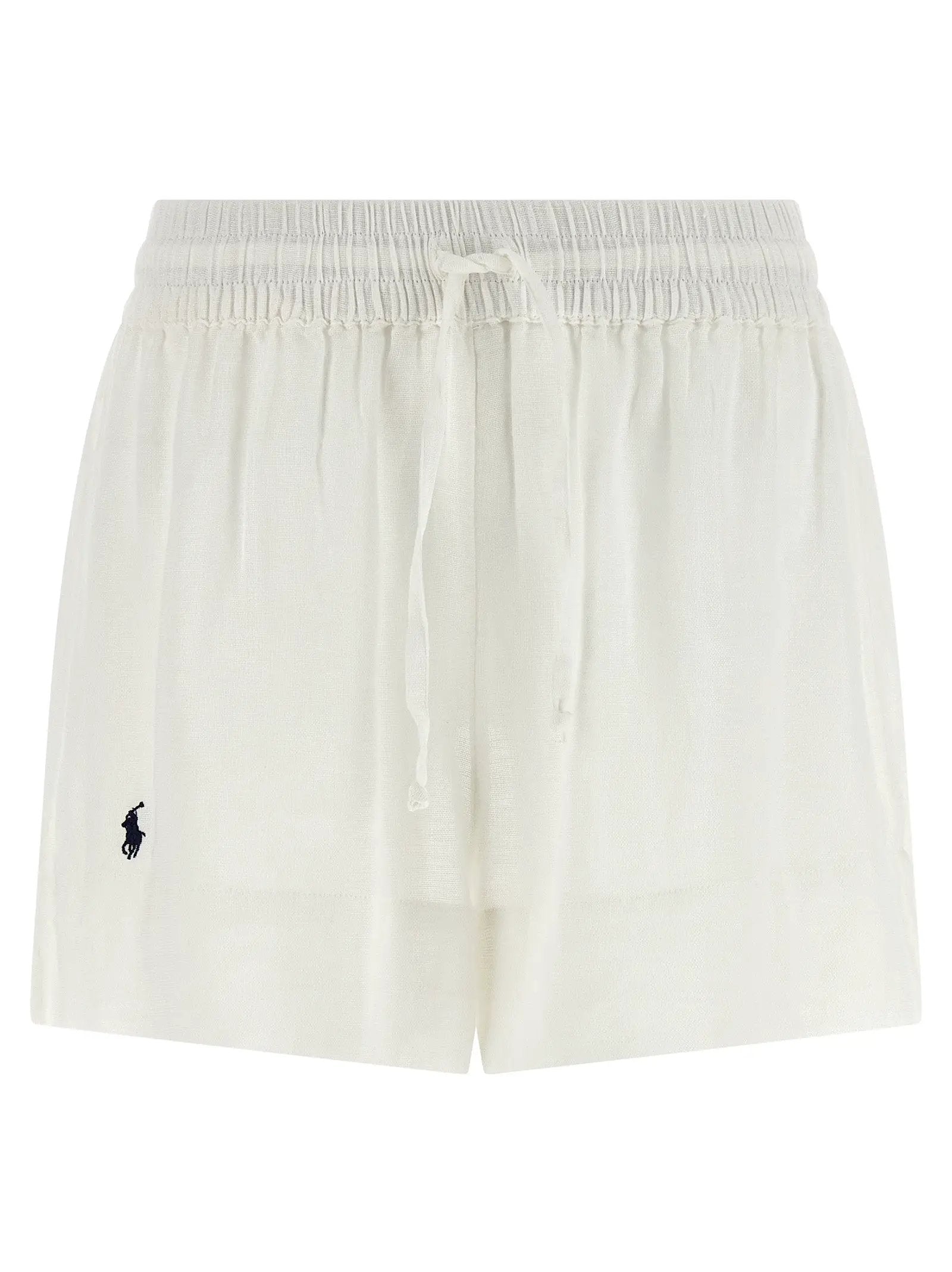 Polo Ralph Lauren White Organic Cotton Bermuda Shorts