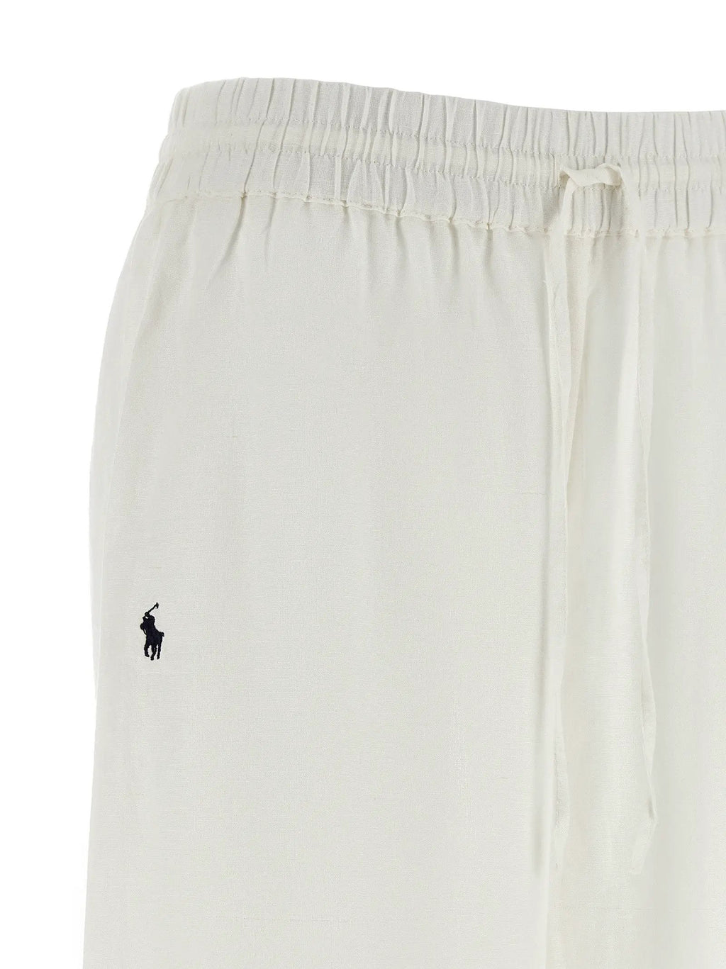 Polo Ralph Lauren White Linen Casual Pants