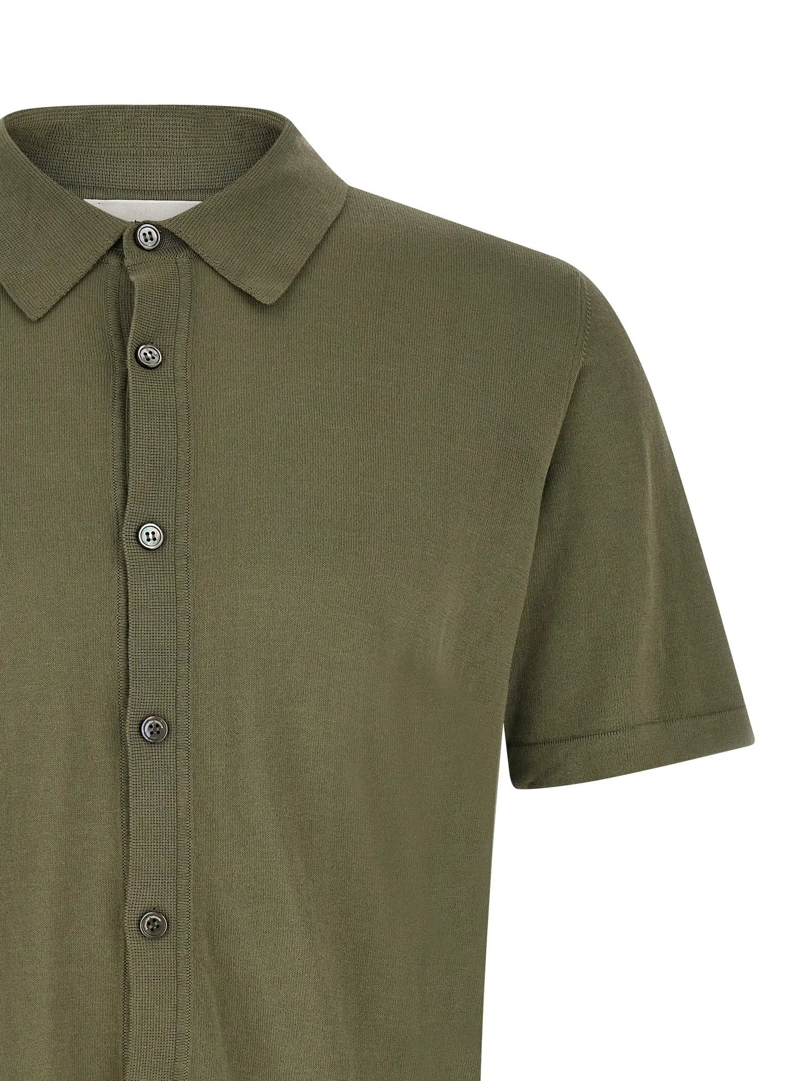 Roberto Collina Bicolor Cotton Blouse