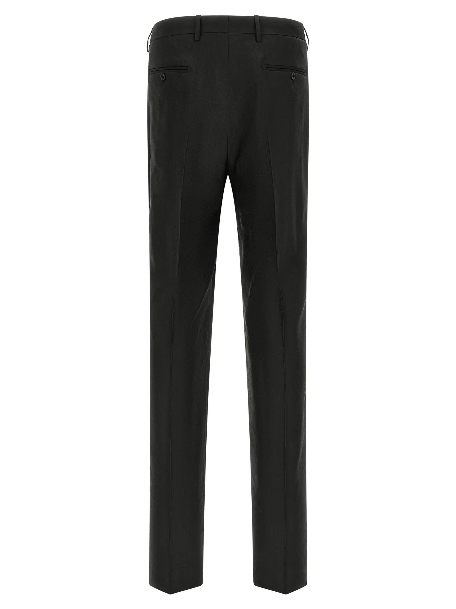 Costume deux pièces en lin noir Tagliatore