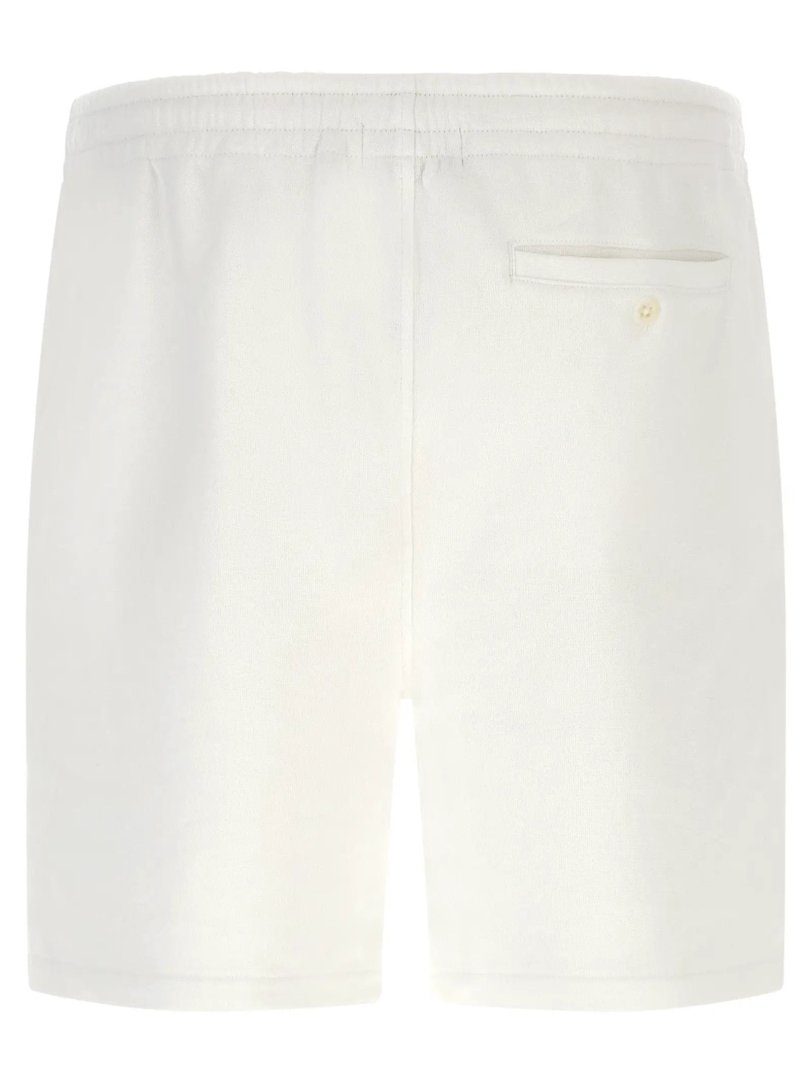 Polo Ralph Lauren White Cotton Bermuda Shorts