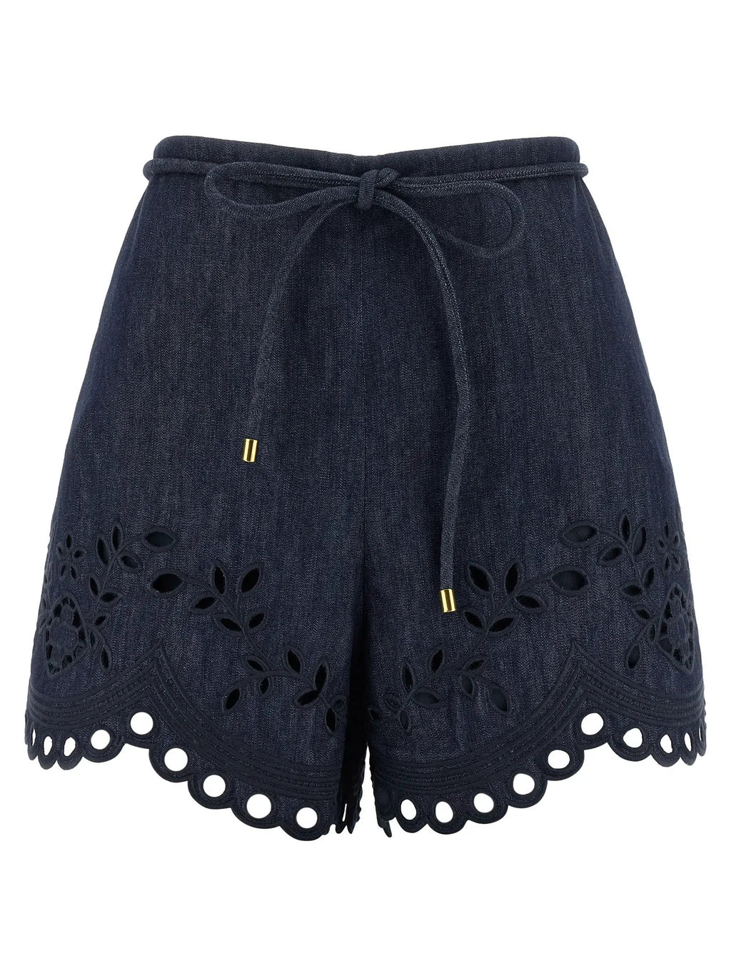 Zimmermann Zimmermann Blue Cotton Bermuda Shorts