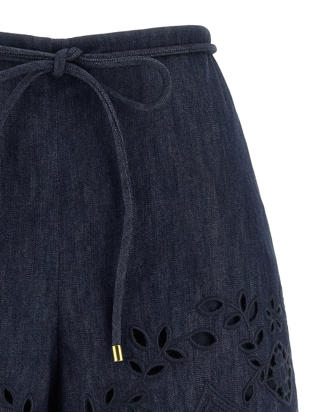 Zimmermann Zimmermann Blue Cotton Bermuda Shorts
