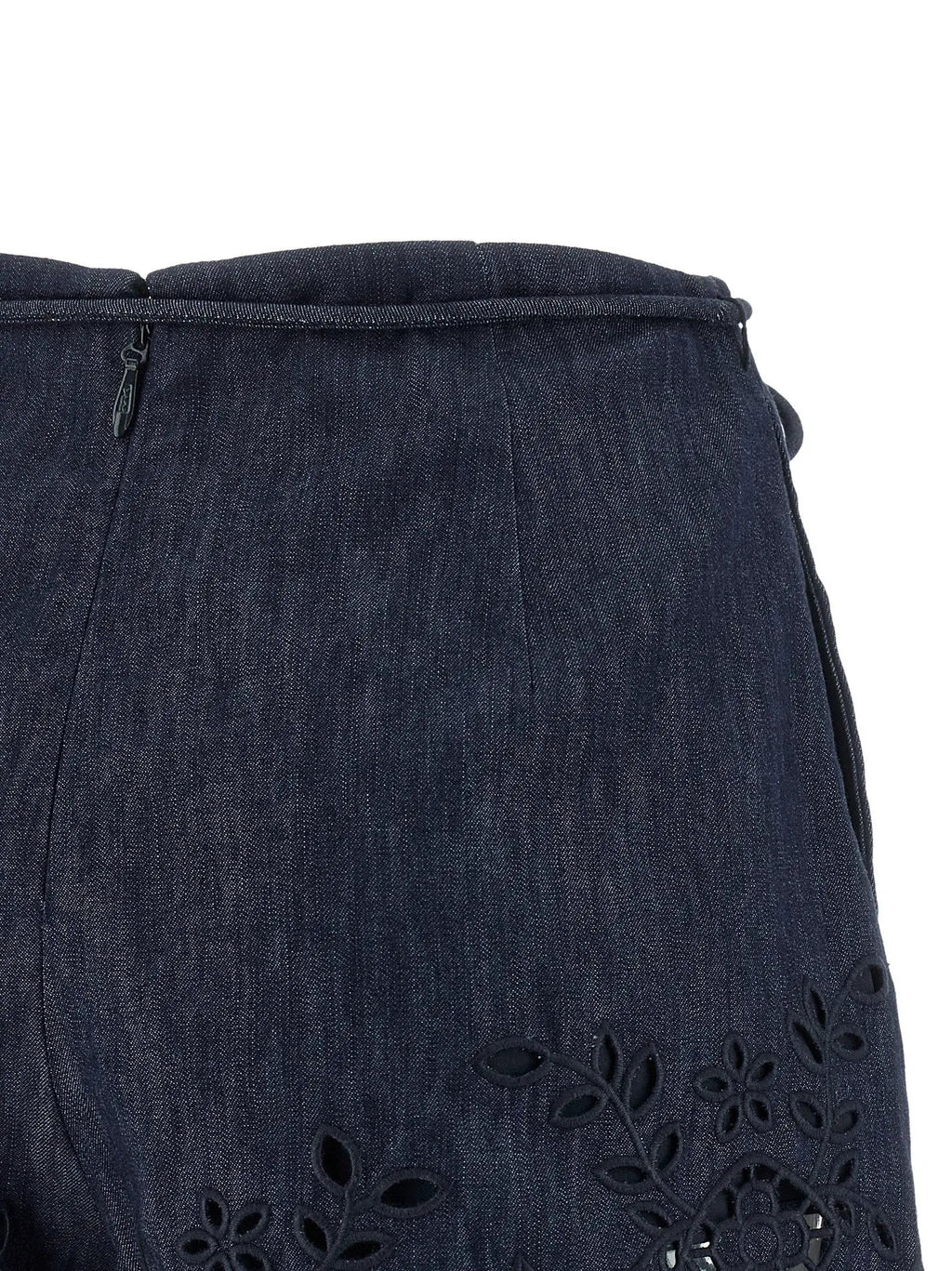 Zimmermann Zimmermann Blue Cotton Bermuda Shorts
