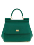 Sac à main bicolore en cuir de veau Dolce & Gabbana