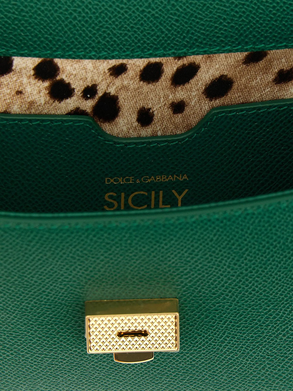 Sac à main bicolore en cuir de veau Dolce & Gabbana