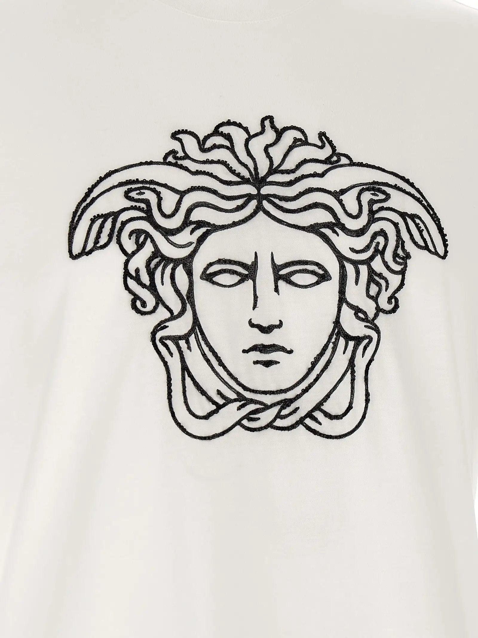 Versace Bicolor Cotton T-Shirt