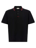 Versace Black Cotton Polo Shirt