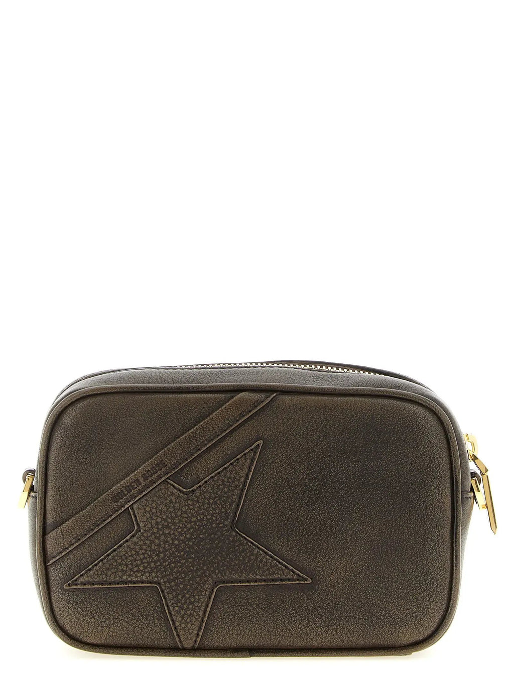 Golden Goose Brown Cowhide Clutch Bag