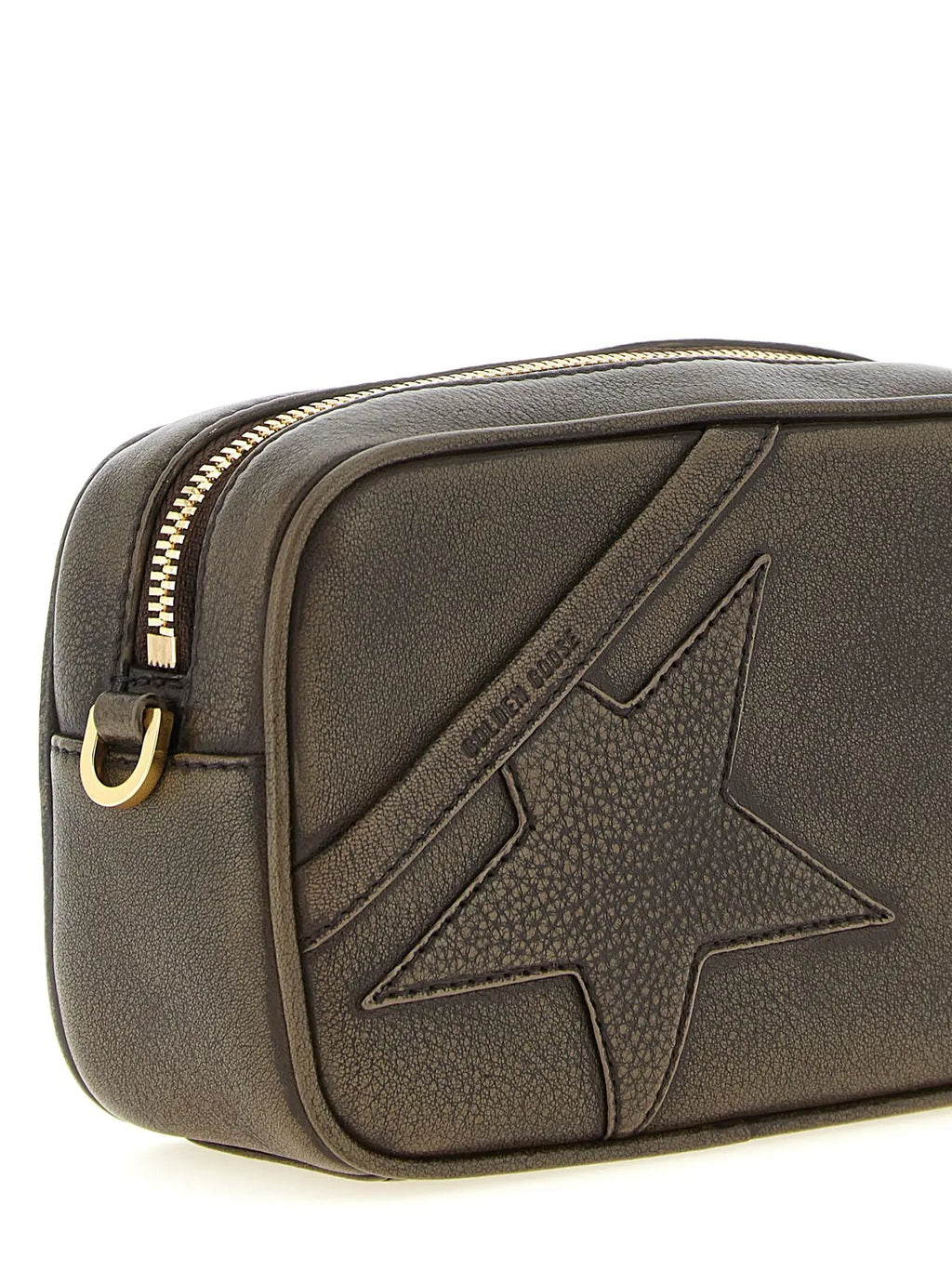 Golden Goose Brown Cowhide Clutch Bag