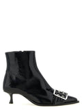 Ganni Black Polyethylene Ankle Boots