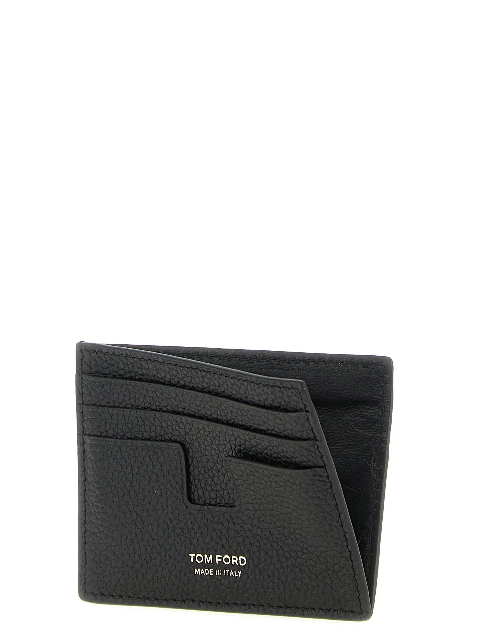 Tom Ford Black Calfskin Cardholder