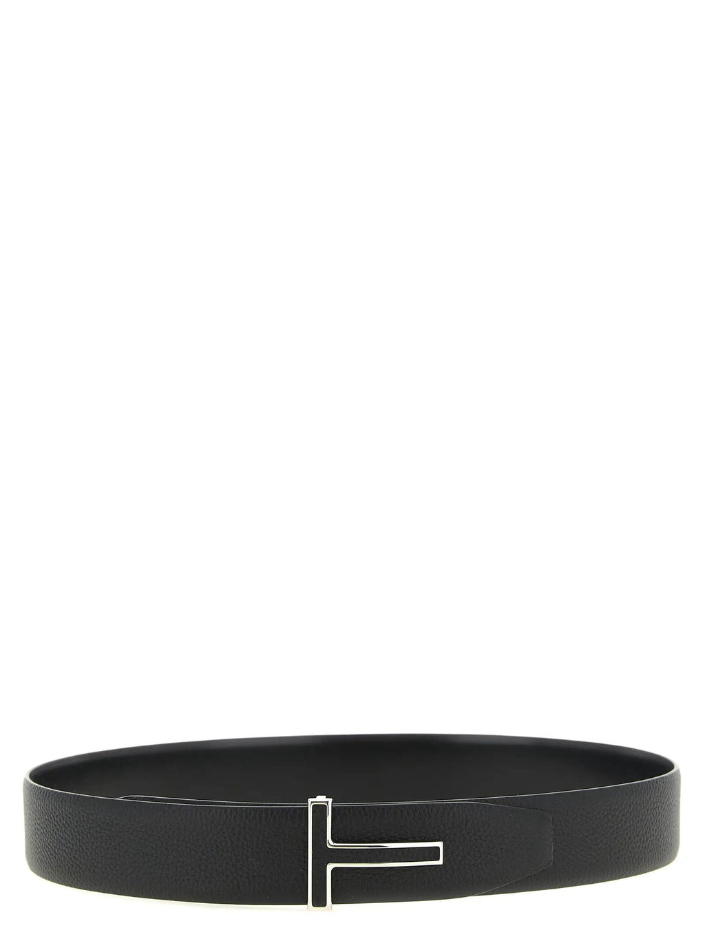 Tom Ford Black Calfskin Regular Belt