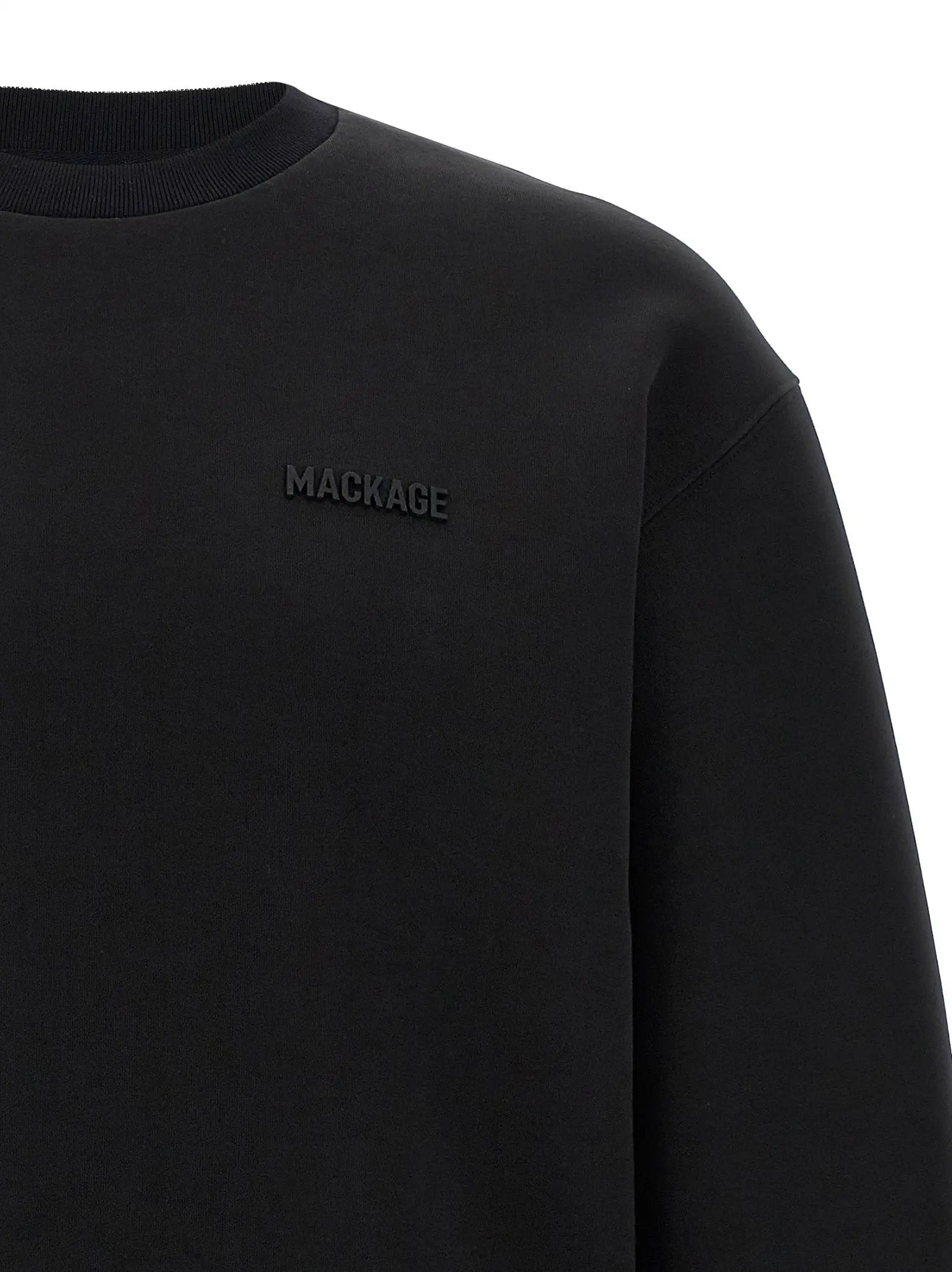 Mackage Black Cotton Sweatshirt