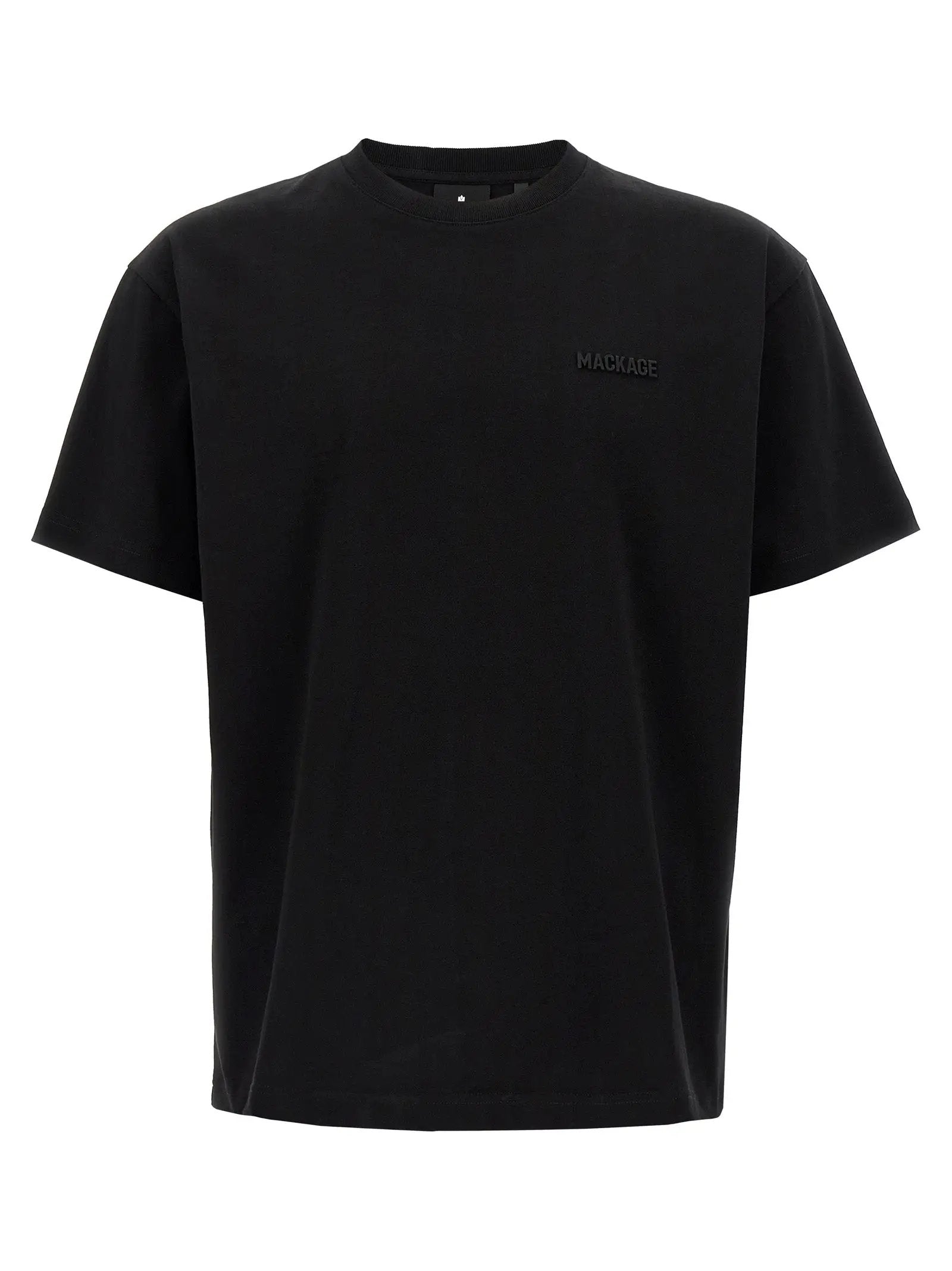Mackage Black Cotton T-Shirt