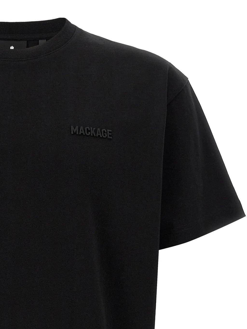 Mackage Black Cotton T-Shirt