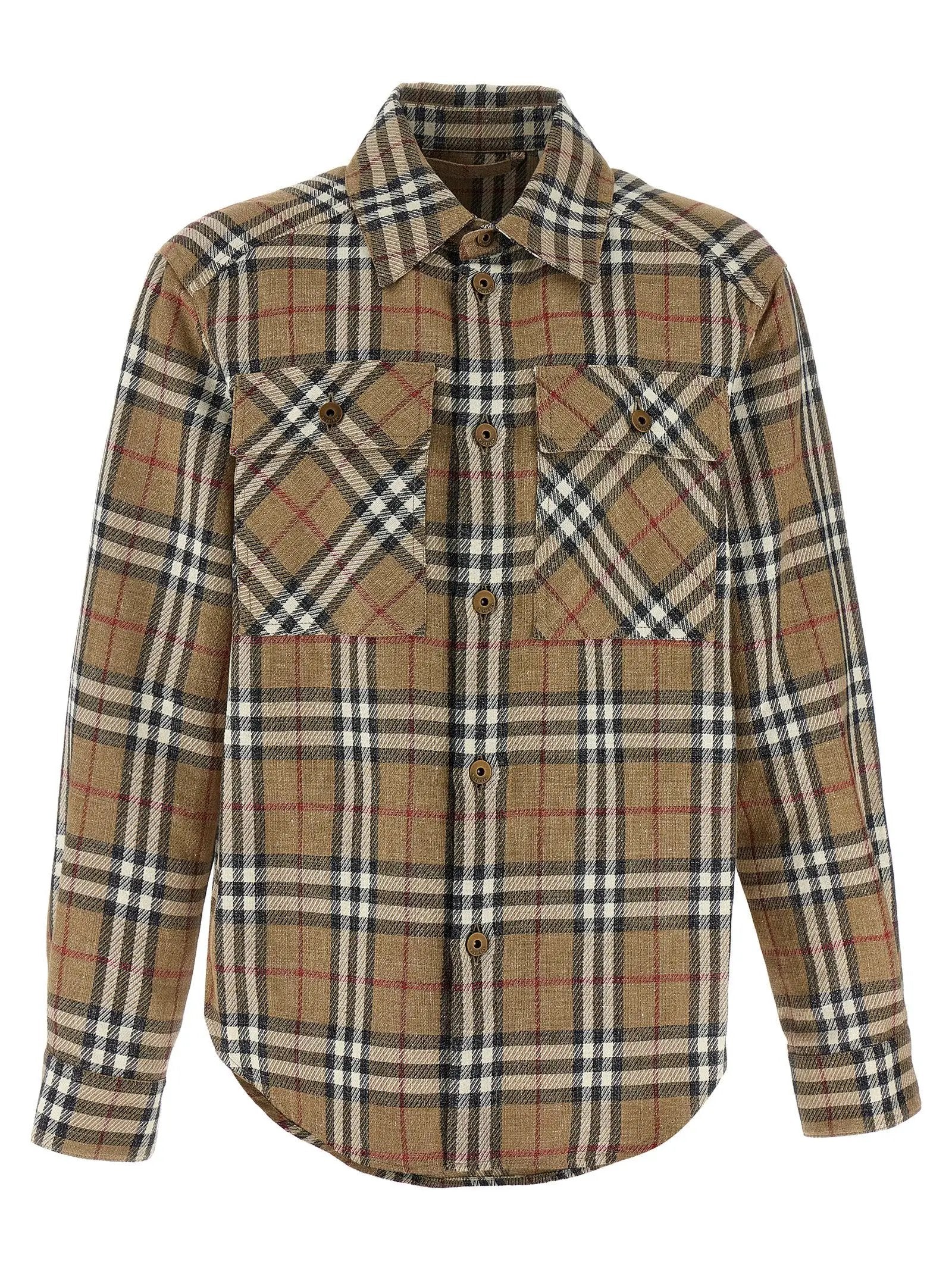 Burberry Brown Cotton Blouse