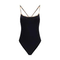 Burberry Black Elastane One-Piece Swimsuit