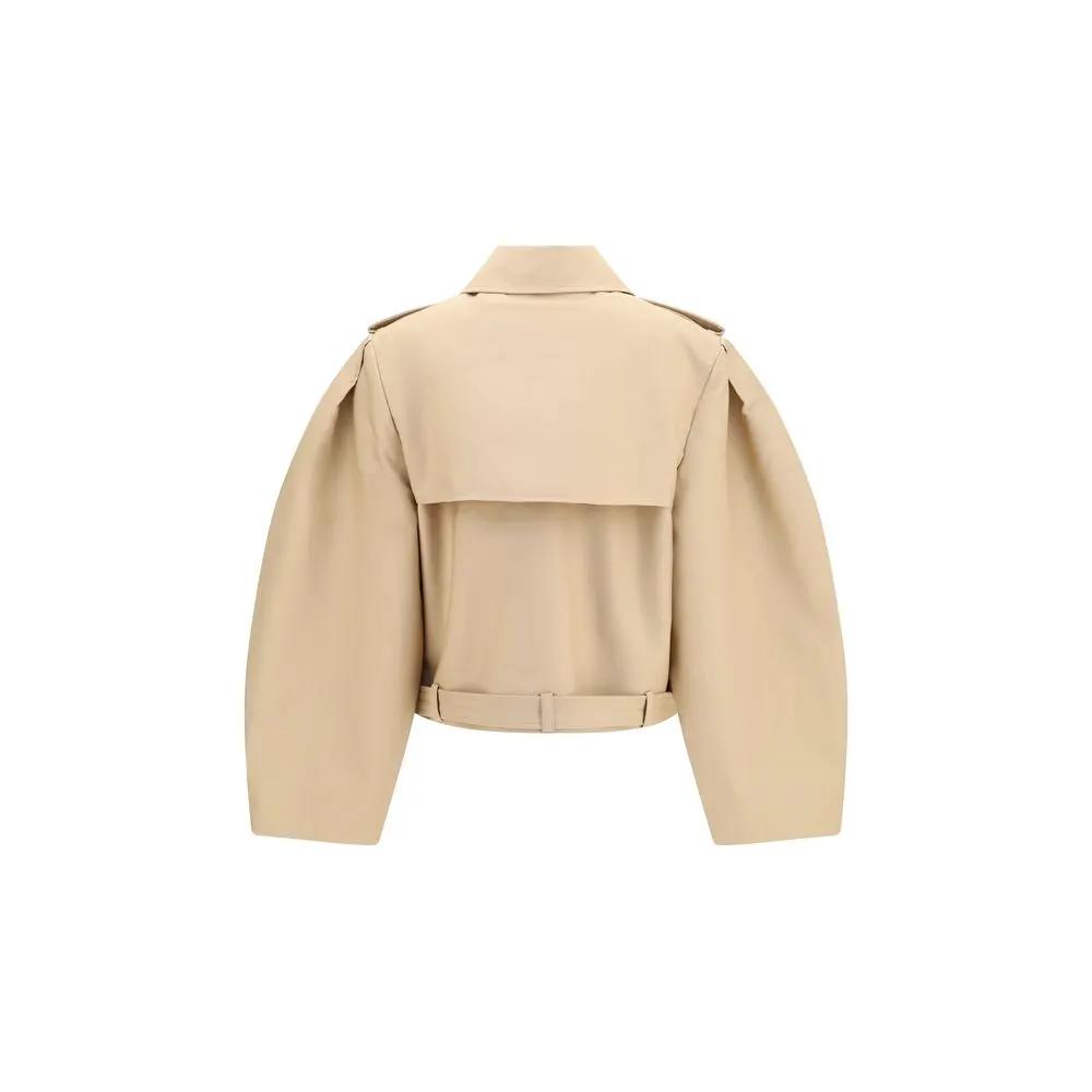 Veste Ganni en coton beige