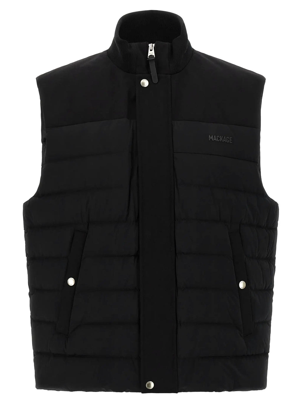 Mackage Black Nylon Sleeveless Jacket